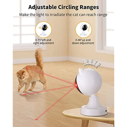 ATUBNAN Automatic Laser Cat Toys,Usb Rechargeable,Interactive Cat Toy for Indoor Cats Kitty Kittens Dog,Multifunctional Cat Toy
