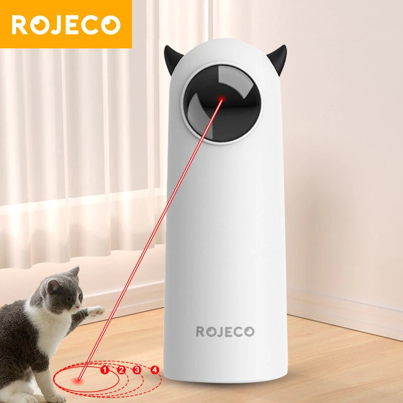 Automatic Cat Toys Interactive Smart Teasing Pet LED Laser Indoor Cat Toy Accessories Handheld Electronic Cat Toy for Dog