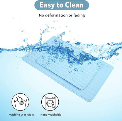 Dog Cooling Mat Pet Cooling Mat Cooling Pad for Sleeping Cooling Pad for Bed Dog Crate Pad Pressure Activated Cooling Mat for Dogs and Cats Keeps Dogs and Cats Cool in Summer for Cars